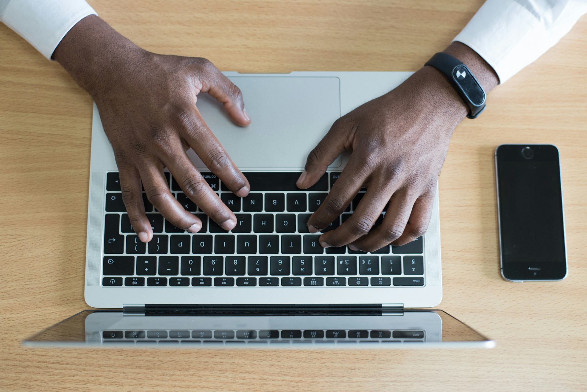 Smartphone and laptop used for health alerts and monitoring